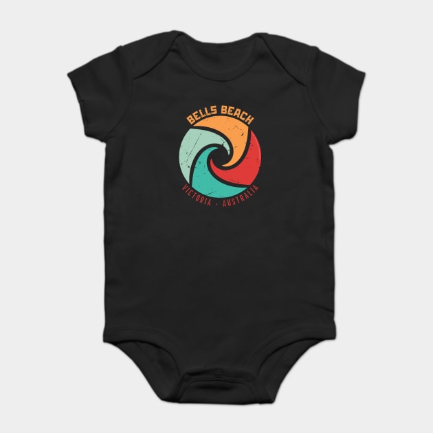 Bells Beach Victoria Australia Baby Bodysuit by Timeless Chaos